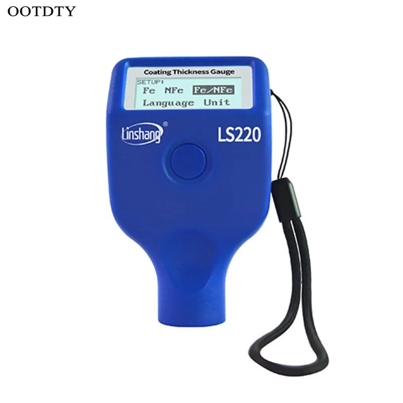 Paint Coating Thickness Tester 0-2000μm 0.1μm Fe NFe Probe Gauge LS220 for Auto Car OOTDTY
Paint Coating Thickness Tester 0-2000μm 0.1μm Fe NFe Probe Gauge LS220 for Auto Car OOTDTY