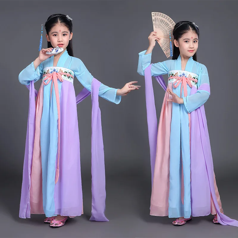 Girls Chinese traditional tang hanfu dress child clothing cosplay kids children fairy dance ancient chinese costume
Girls Chinese traditional tang hanfu dress child clothing cosplay kids children fairy dance ancient chinese costume