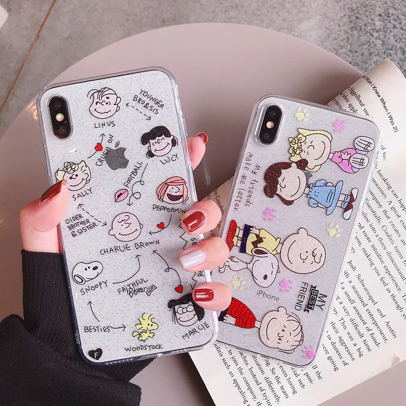 Cute cartoon Boys and girls dog lucency shimmering powder Phone Case For Iphone XS Max XR X 7 6 6S 8 Plus
Cute cartoon Boys and girls dog lucency shimmering powder Phone Case For Iphone XS Max XR X 7 6 6S 8 Plus