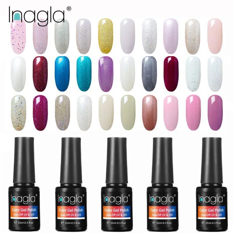 Inagla Gel 15ML Nail Art Gel Pure Color 241 Colors UV LED Gel Nail Polish Nail Design Long-lasting Soak Off Varnish Gelpolish
Inagla Gel 15ML Nail Art Gel Pure Color 241 Colors UV LED Gel Nail Polish Nail Design Long-lasting Soak Off Varnish Gelpolish