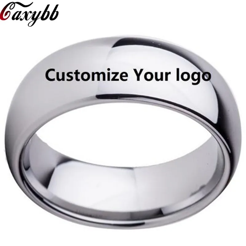 Customize Your Logo Name Wedding Anniversary Date 8mm Black Dome Titanium Rings Men's /Women's Personal Jewelry
Customize Your Logo Name Wedding Anniversary Date 8mm Black Dome Titanium Rings Men's /Women's Personal Jewelry