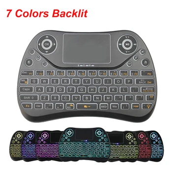 i8 1020mAh 7 Colors Backlit 2.4G Air Mouse Wireless Keyboard Touchpad Handheld for Android TV BOX PS3 XBOX 360 Mini PC English
i8 1020mAh 7 Colors Backlit 2.4G Air Mouse Wireless Keyboard Touchpad Handheld for Android TV BOX PS3 XBOX 360 Mini PC English