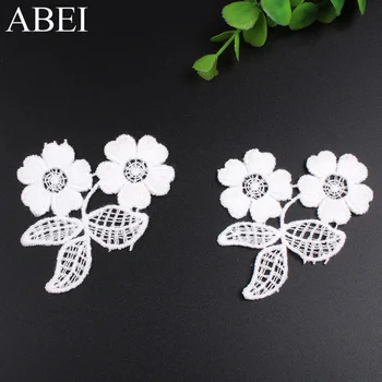 20pcs/lot Soluble White Flower Appliques Lace Fabric Accessory Embroidered lace patch for Garments Wedding Sewing Craft
20pcs/lot Soluble White Flower Appliques Lace Fabric Accessory Embroidered lace patch for Garments Wedding Sewing Craft