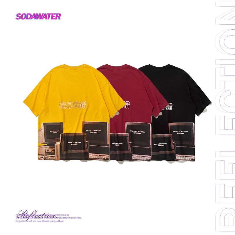 SODAWATER Girl Fashion Streetwear Computer Printed Oversize Tshirt Women Harajuku Unisex Cotton T Shirt Short Sleeve Tees 91354S
SODAWATER Girl Fashion Streetwear Computer Printed Oversize Tshirt Women Harajuku Unisex Cotton T Shirt Short Sleeve Tees 91354S