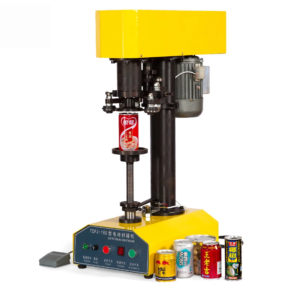 220V Electric can sealing machine Automatic Can Sealer Food plastic bottle capping machine Mouth Size 39-150MM 25pcs/min Y
220V Electric can sealing machine Automatic Can Sealer Food plastic bottle capping machine Mouth Size 39-150MM 25pcs/min Y