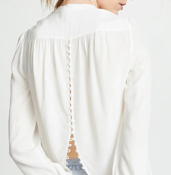 100% Silk Women's V-Neck Button Blouse Office Lady Loose Casual 2019 Autumn Female Solid Color Shirts Tops
100% Silk Women's V-Neck Button Blouse Office Lady Loose Casual 2019 Autumn Female Solid Color Shirts Tops
