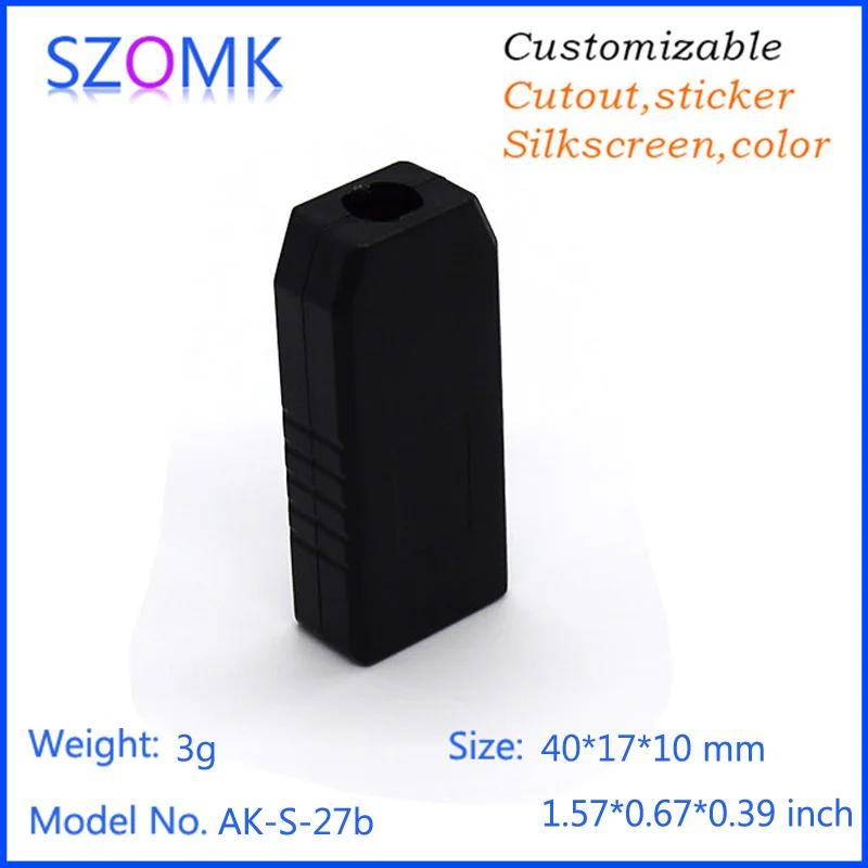 small usb plastic enclosure usb stick shell box junction box plastic housing pcb plastic box for electronics project USB small enclosure (42).jpg