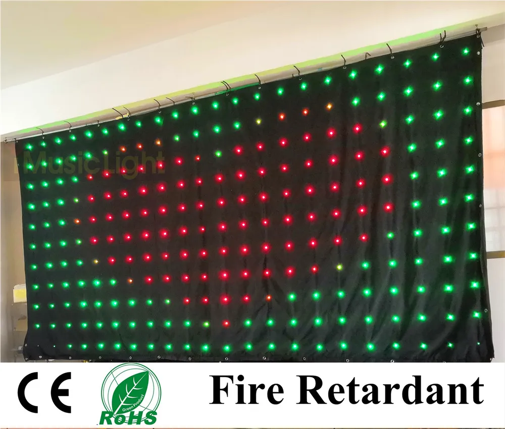 P18 2Mx4M LED Cloth DMX LED Vision Curtain RGB Stage LED Video Curtain With Controller box&programs
P18 2Mx4M LED Cloth DMX LED Vision Curtain RGB Stage LED Video Curtain With Controller box&programs