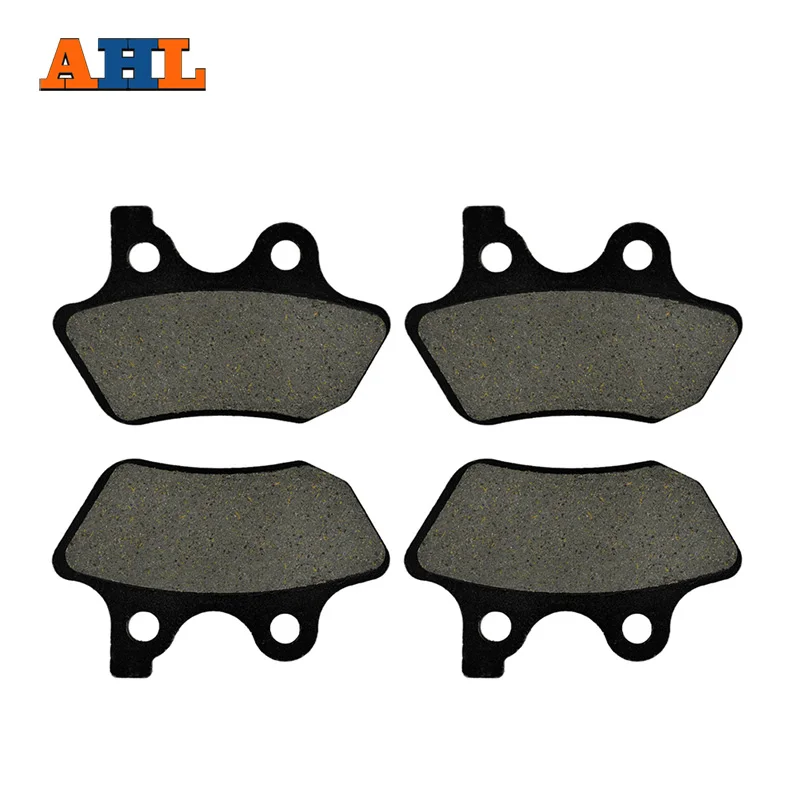 Передние и задние тормозные колодки AHL для мотоцикла Harley FXSTDI/FXSTD Softail Deuce/i 2000-2007, набор черных полуметаллических дисковых тормозных колодок
Передние и задние тормозные колодки AHL для мотоцикла Harley FXSTDI/FXSTD Softail Deuce/i 2000-2007, набор черных полуметаллических дисковых тормозных колодок