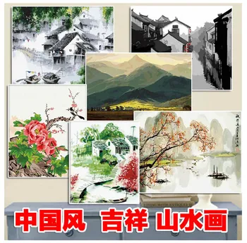 Genuine special DIY digital oil painting landscape Chinese style ancient town village living room decorative painting
Genuine special DIY digital oil painting landscape Chinese style ancient town village living room decorative painting