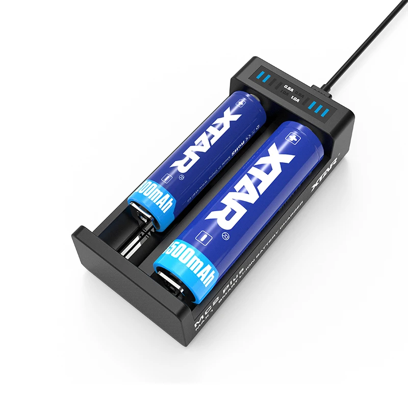 Original XTAR MC2 PLUS Micro USB Li-ion /IMR/INR/ICR Battery Charger Universal 3.6/3.7V for 18650/10440/14500/14650/16340/18500
Original XTAR MC2 PLUS Micro USB Li-ion /IMR/INR/ICR Battery Charger Universal 3.6/3.7V for 18650/10440/14500/14650/16340/18500