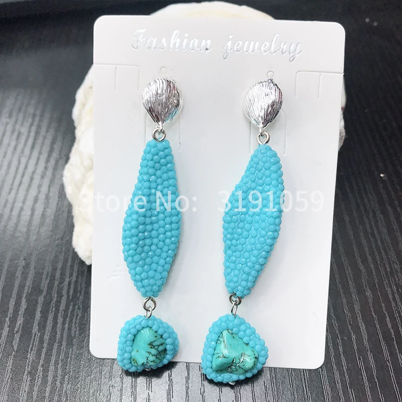 European and American fashion brand long simple geometric ball earrings earrings jewelry
European and American fashion brand long simple geometric ball earrings earrings jewelry