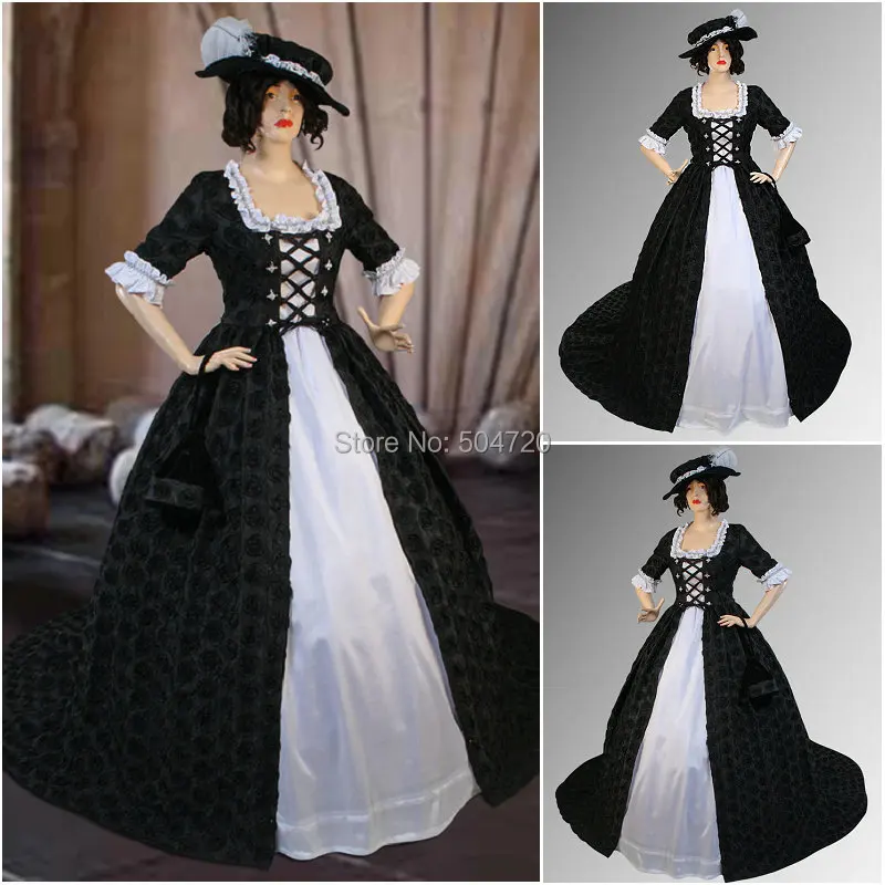 Custom-madeR-780 Vintage Costumes 1860s Civil War Southern Belle Ball wedding Dress/Gothic Lolita Dress Victorian dresses
Custom-madeR-780 Vintage Costumes 1860s Civil War Southern Belle Ball wedding Dress/Gothic Lolita Dress Victorian dresses