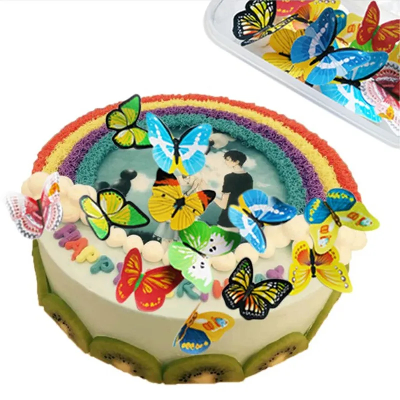 42pcs/lot Mixed Butterfly Edible Glutinous Wafer Rice Paper Cake Cupcake Toppers For Cake Decoration Birthday Wedding Cake Tools
42pcs/lot Mixed Butterfly Edible Glutinous Wafer Rice Paper Cake Cupcake Toppers For Cake Decoration Birthday Wedding Cake Tools