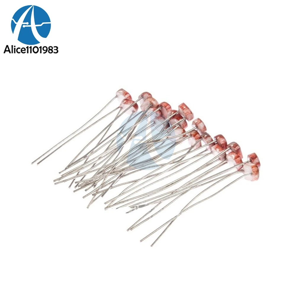 50PCS lot LDR Photo Light Sensitive Resistor Photoelectric Photoresistor 5528 GL5528
50PCS lot LDR Photo Light Sensitive Resistor Photoelectric Photoresistor 5528 GL5528