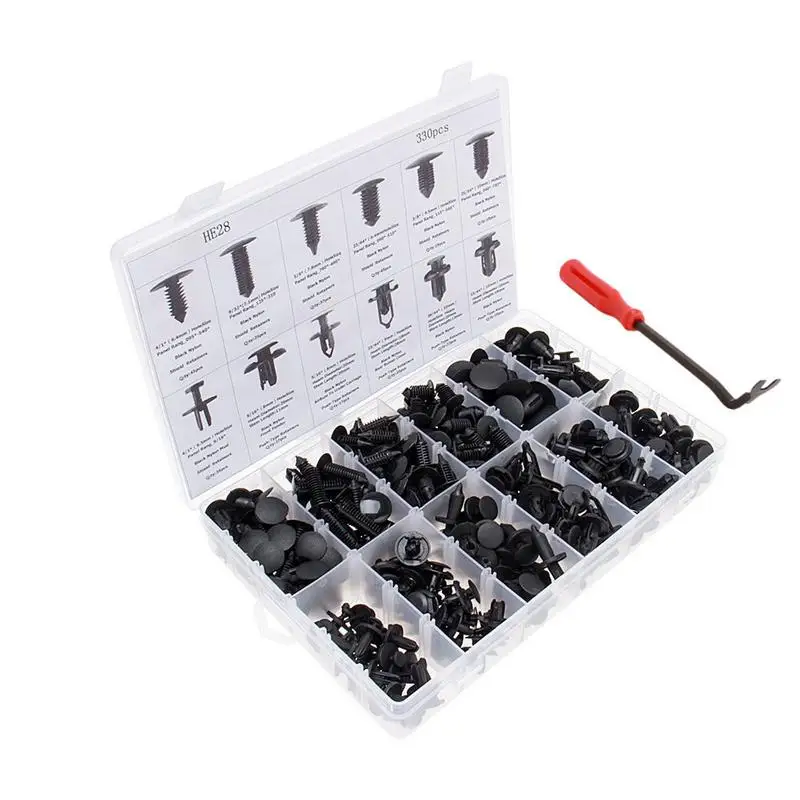 330PCS 12 Sizes Body Retainer Push Pin Rivet Clip Mouldings Trim Panel Car Autos High Quality Car Buckle Car Accessories
330PCS 12 Sizes Body Retainer Push Pin Rivet Clip Mouldings Trim Panel Car Autos High Quality Car Buckle Car Accessories