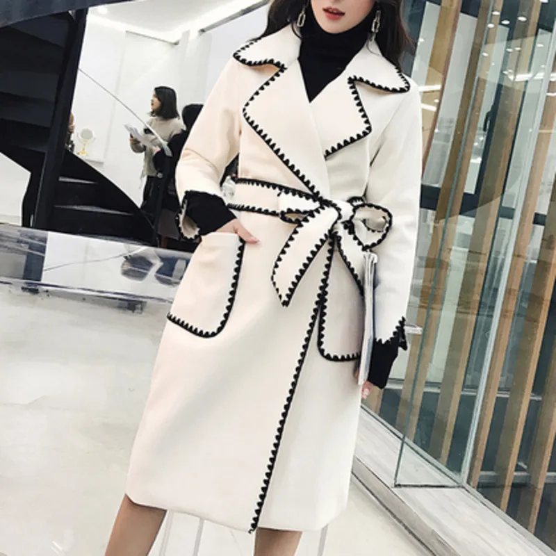 LANMREM 2019 Autumn New Casual Fashion Temperament Women Loose Plus Solid Color Wavy Side Without Buckle Wool Coat TC583
LANMREM 2019 Autumn New Casual Fashion Temperament Women Loose Plus Solid Color Wavy Side Without Buckle Wool Coat TC583