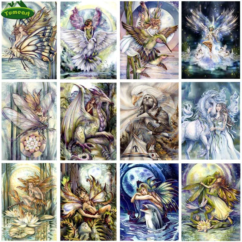 YUMEART 5D DIY Diamond Painting Full Square Butterfly Fairy and Hummingbird Cross Stitch Gift Home Decor American Natives Indian
YUMEART 5D DIY Diamond Painting Full Square Butterfly Fairy and Hummingbird Cross Stitch Gift Home Decor American Natives Indian