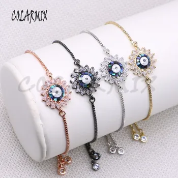 Wholesale jewelry Bracelet Tiny eye charms bracelet High quality Mix color metal chain bracelet jewelry gift for lady4478
Wholesale jewelry Bracelet Tiny eye charms bracelet High quality Mix color metal chain bracelet jewelry gift for lady4478