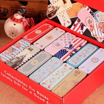 Free Shipping!48pcs/box Mini Tin Box Rectangle Small Metal Coin Saver Jewerly Case Vintage Style Pill case Candy Can 12design
Free Shipping!48pcs/box Mini Tin Box Rectangle Small Metal Coin Saver Jewerly Case Vintage Style Pill case Candy Can 12design
