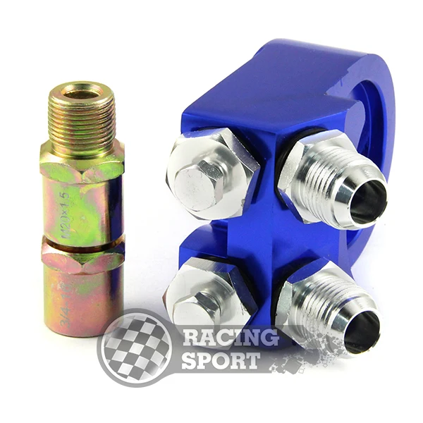 New Car Styling of Your Car Blue Oil Filter Cooler Sandwich Plate Adapter Aluminium Oil Cooler Adapter Kit
New Car Styling of Your Car Blue Oil Filter Cooler Sandwich Plate Adapter Aluminium Oil Cooler Adapter Kit