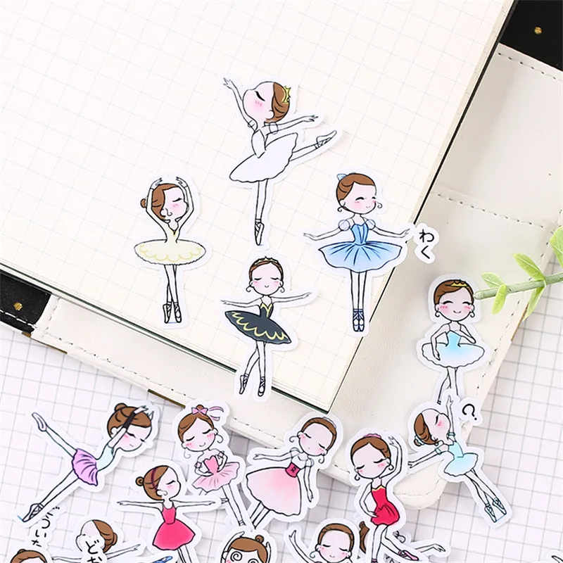 30 pcs/pack Mini Ballet Girl Decorative Stickers Adhesive Stickers DIY Decoration Craft Scrapbooking Stickers Paper crafts
30 pcs/pack Mini Ballet Girl Decorative Stickers Adhesive Stickers DIY Decoration Craft Scrapbooking Stickers Paper crafts