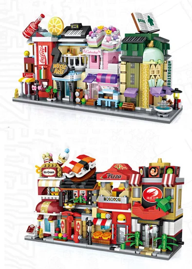 LOZ Blocks Cute Mini Street Store Children Educational Toy Small Shop brinquedos Model Building Bricks Girl Gifts 1621 - 1628
LOZ Blocks Cute Mini Street Store Children Educational Toy Small Shop brinquedos Model Building Bricks Girl Gifts 1621 - 1628