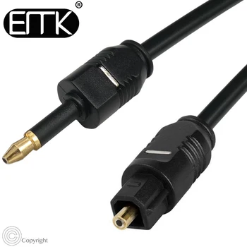 EMK Digital Toslink to Mini Toslink Cable 3.5 Optical SPDIF Audio Cable for Macbook, Mini Disc 1m 1.5m 2m
EMK Digital Toslink to Mini Toslink Cable 3.5 Optical SPDIF Audio Cable for Macbook, Mini Disc 1m 1.5m 2m
