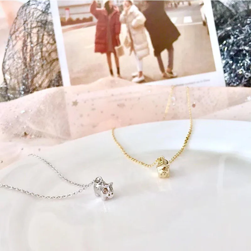 S925 Silver Necklace 2019 Korean Version of The Year of The Pig Chinese ZodiacLovely Fashion Saving Lady Gift Choker CrowSkull
S925 Silver Necklace 2019 Korean Version of The Year of The Pig Chinese ZodiacLovely Fashion Saving Lady Gift Choker CrowSkull