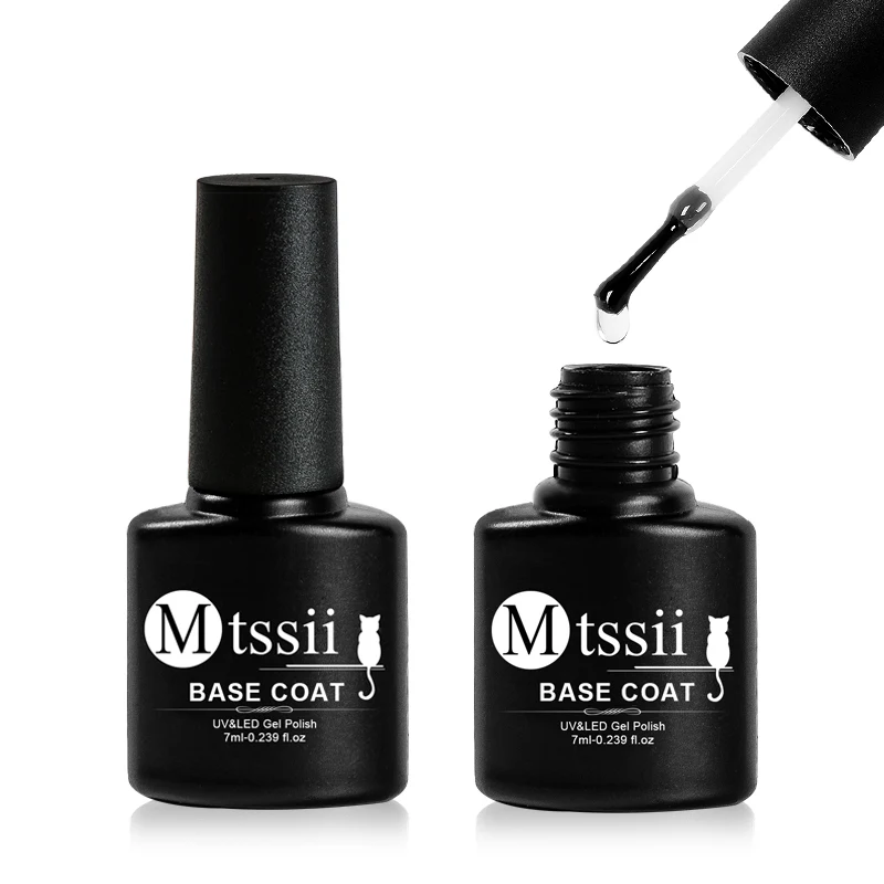 Mtssii 7ml Base Coat Soak Off Gel Nail Polish UV LED Lamp Needed Long Lasting Foundation Nail Gel Varnish Nail Art Manicure
Mtssii 7ml Base Coat Soak Off Gel Nail Polish UV LED Lamp Needed Long Lasting Foundation Nail Gel Varnish Nail Art Manicure