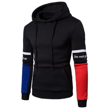 2019 men sets the new leisure hooded fleece splicing fashion color matching fleece sleeves
2019 men sets the new leisure hooded fleece splicing fashion color matching fleece sleeves