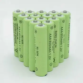 10/20pcs AAA Rechargeable Battery aaa NiMH 1.2V 600mAh Ni-MH 3A Pre-charged Bateria Rechargeable Batteries
10/20pcs AAA Rechargeable Battery aaa NiMH 1.2V 600mAh Ni-MH 3A Pre-charged Bateria Rechargeable Batteries