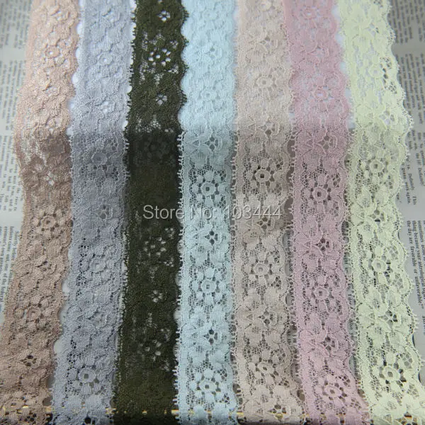 10 yards/lot 30mm width Elastic Stretch Lace trim sewing/garment/clothes/Apparel accessories
10 yards/lot 30mm width Elastic Stretch Lace trim sewing/garment/clothes/Apparel accessories