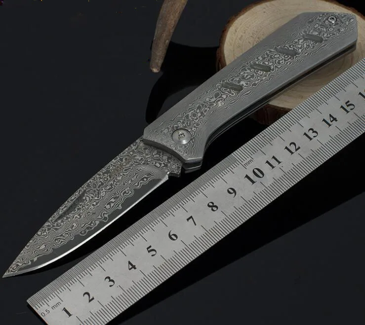 LLxxmm Pocket Folding Knife Damascus Blade Handle Camping Outdoor Survival Tactical Camping Knife EDC Tool Couteau
LLxxmm Pocket Folding Knife Damascus Blade Handle Camping Outdoor Survival Tactical Camping Knife EDC Tool Couteau
