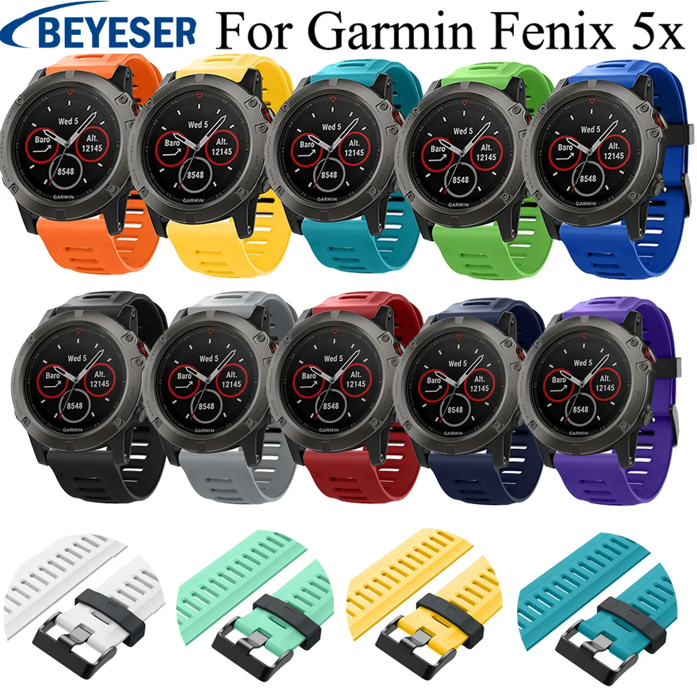 Silicone Watch Strap watchband For Garmin Fenix 5X Fenix5X Plus Band wristband for Garmin Fenix 3 Fenix3HR bracelet Watch band
Silicone Watch Strap watchband For Garmin Fenix 5X Fenix5X Plus Band wristband for Garmin Fenix 3 Fenix3HR bracelet Watch band