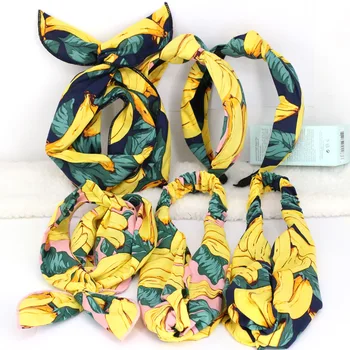4pcs/lot Fruit Print Hair Bands For Girls Rabbit Ear Banana Headbands Twisted Stretchy Turban Summer Hair Accessories For Women
4pcs/lot Fruit Print Hair Bands For Girls Rabbit Ear Banana Headbands Twisted Stretchy Turban Summer Hair Accessories For Women
