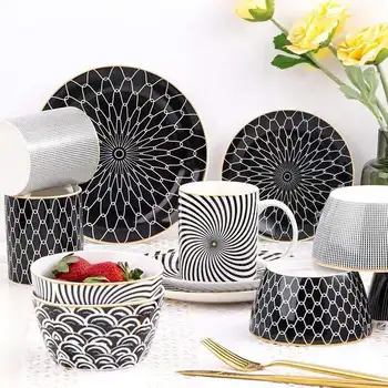 Ceramic Couple Mug Geometric Pattern Cup Travel Mug White Pattern Gold Handle Tea Milk Cups And Mugs Gifts
Ceramic Couple Mug Geometric Pattern Cup Travel Mug White Pattern Gold Handle Tea Milk Cups And Mugs Gifts