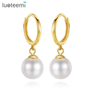 LUOTEEMI New Fascinating Hoop Earrings For Women Charming Authentic Nature Freshwater Pearl Earring Brand Fine Jewelry
LUOTEEMI New Fascinating Hoop Earrings For Women Charming Authentic Nature Freshwater Pearl Earring Brand Fine Jewelry