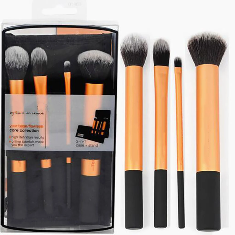 4pcs Makeup Brushes Kit Starter Cosmetic Powder Blush Foundation Brushes Set For Base Lips Cosmetic
4pcs Makeup Brushes Kit Starter Cosmetic Powder Blush Foundation Brushes Set For Base Lips Cosmetic