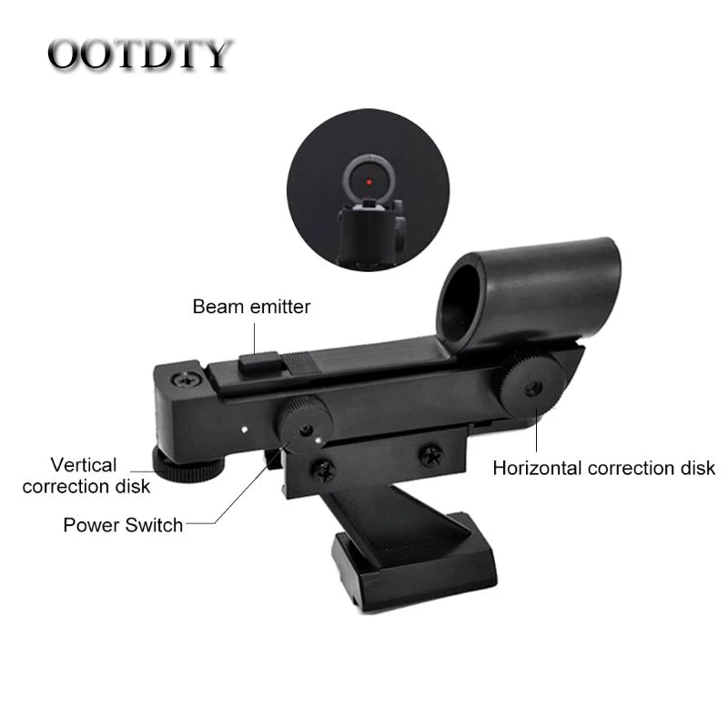 

OOTDTY Drop Shipping Red Dot Finder Scope Astronomy for 80EQ 80DX 90DX SE SLT Telescope Binoculars Monocular