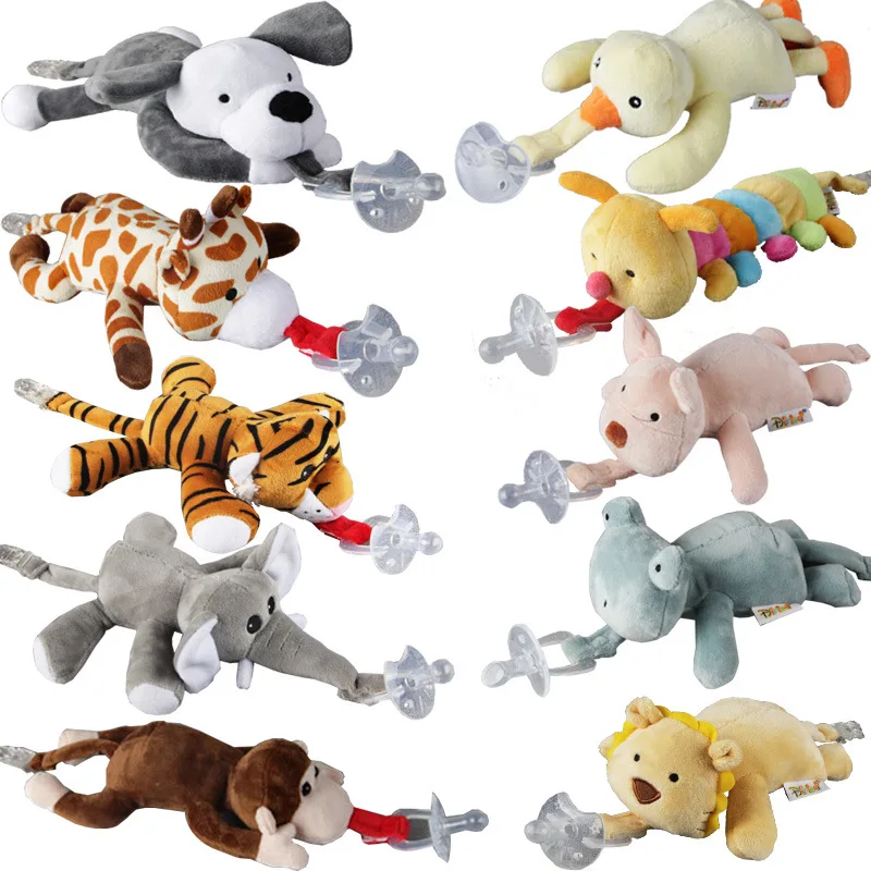Infant Baby Pacifier Chain Clip Hanging Cartoon Animal Plush Toy Baby Detachable Pacifier Holder & Pacifier Nipple for Newborn
Infant Baby Pacifier Chain Clip Hanging Cartoon Animal Plush Toy Baby Detachable Pacifier Holder & Pacifier Nipple for Newborn
