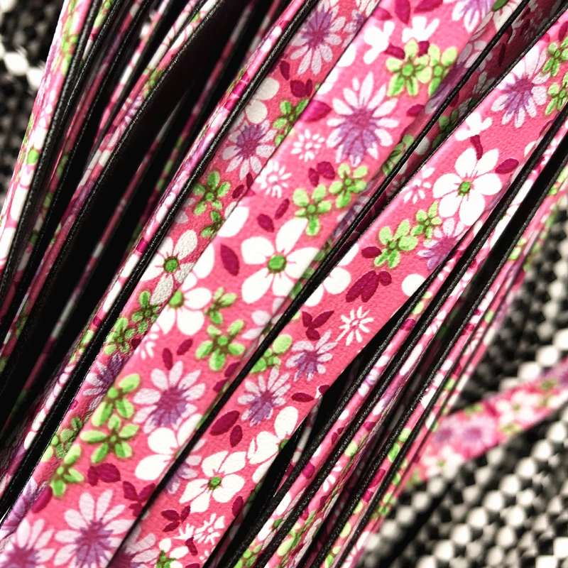 10Y/Lot 10mm Jewelry Making DIY Dog Collar Ribbon Pink Floral PU Leather Riband Trim Choker Key Chain Hand Craft Materail
10Y/Lot 10mm Jewelry Making DIY Dog Collar Ribbon Pink Floral PU Leather Riband Trim Choker Key Chain Hand Craft Materail