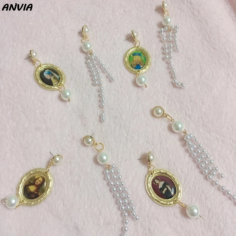 Gold Photo Mona Lisa Tassel Earrings For Women Irregular Baroque Pearl Drop Earrings For Girls VintageJewelry Gift Wholesale
Gold Photo Mona Lisa Tassel Earrings For Women Irregular Baroque Pearl Drop Earrings For Girls VintageJewelry Gift Wholesale