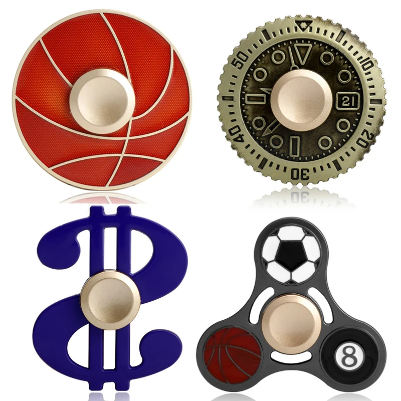 Novelty Basketball Football US Dollar Clock Style Fidget Toy Hand Spinner Emoji Metal Finger Stress Spinning Toys
Novelty Basketball Football US Dollar Clock Style Fidget Toy Hand Spinner Emoji Metal Finger Stress Spinning Toys