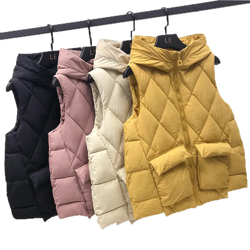 Women Winter Vest Waistcoats 2019 Cardigans Jacket Casual Slim Winter Warm Sleeveless Parkas Outwear Female Coat
Women Winter Vest Waistcoats 2019 Cardigans Jacket Casual Slim Winter Warm Sleeveless Parkas Outwear Female Coat
