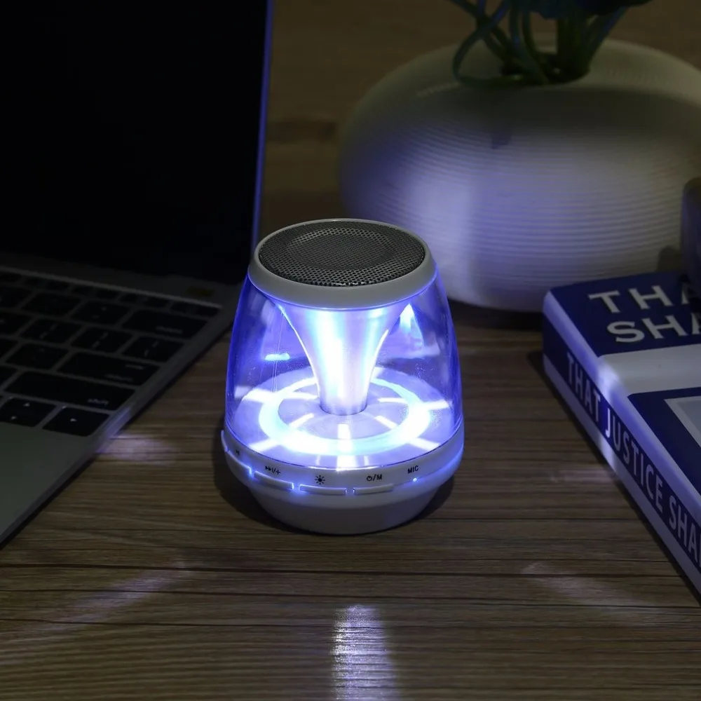 Portable LED Wireless Bluetooth Speakers Hands-Free with TF Reading Function USB FM Bluetooth Stereo Music for Mobile Phone
Portable LED Wireless Bluetooth Speakers Hands-Free with TF Reading Function USB FM Bluetooth Stereo Music for Mobile Phone