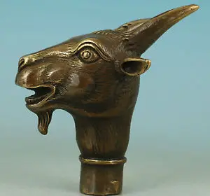 Chinese Old Asian Chinese Old BRASS Hand Carved Collect Sheep Statue Walking Stick Head decoration brass factory outlets
Chinese Old Asian Chinese Old BRASS Hand Carved Collect Sheep Statue Walking Stick Head decoration brass factory outlets