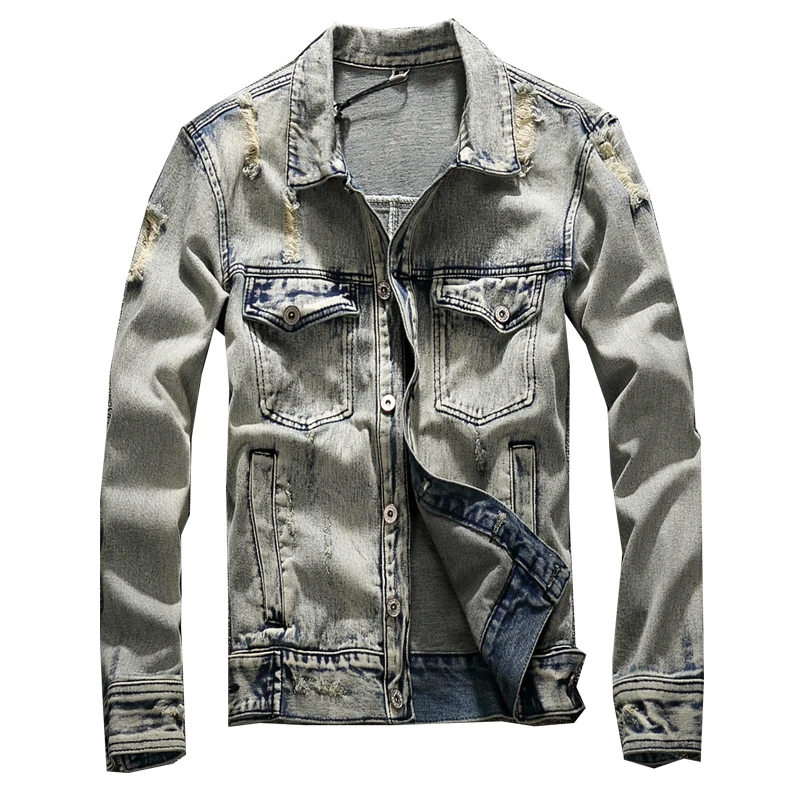 Vintage Denim New 2018 Men Jeans Jackets Classic Style European and American Slim Fit Thick Fur inside Coats Brand
Vintage Denim New 2018 Men Jeans Jackets Classic Style European and American Slim Fit Thick Fur inside Coats Brand