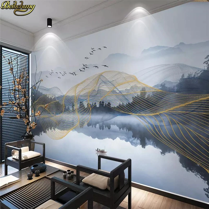 beibehang custom Abstract golden lines artistic 3D Mural Wallpaper Roll landscape water reflection photo Wall Pape TV background
beibehang custom Abstract golden lines artistic 3D Mural Wallpaper Roll landscape water reflection photo Wall Pape TV background