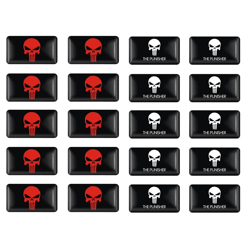 10Pcs 3D Skull Rhino Tuning THE Punisher Body Badge Sticker Auto Emblem For The Whole Body QX80 FX35 G25 Q70 Qx60 Car styling
10Pcs 3D Skull Rhino Tuning THE Punisher Body Badge Sticker Auto Emblem For The Whole Body QX80 FX35 G25 Q70 Qx60 Car styling